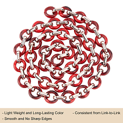 Transparent Acrylic Handmade Cable Chain&nbsp;AJEW-GF0001-92
