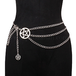 Alloy Pentagram Tassel Sexy Body Chains&nbsp;FS-WG0F340-01