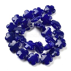 Synthetic White Jade Beads Strands&nbsp;G-N353-10A-01