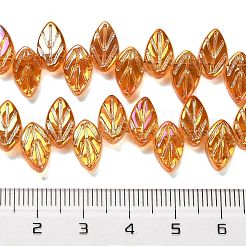 Electroplate Glass Beads Strands&nbsp;EGLA-B004-02A-FR02