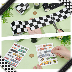 4Sheets 2 Styles Car Pattern Paper Temporary Tattoos&nbsp;DIY-OC0015-14
