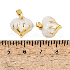 Brass Enamel Charms&nbsp;KK-F908-03G-02