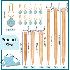 6Pcs Bamboo Circular Knitting Needles&nbsp;DIY-NB0010-87