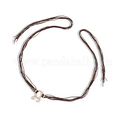 Polyester Chain Belts for Women Ladies Dress&nbsp;AJEW-WH20018-51A