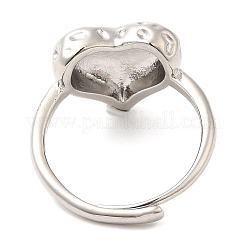 Rack Plating Brass Adjustable Ring for Women&nbsp;RJEW-Q770-28P