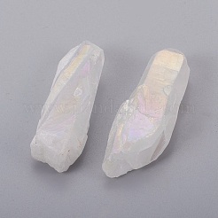 Electroplate Natural Quartz Crystal Beads&nbsp;KK-F757-G07