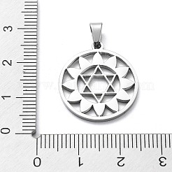 Non-Tarnish 304 Stainless Steel Pendants&nbsp;STAS-D036-10P
