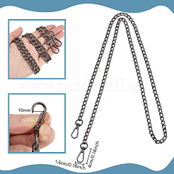 4Pcs 4 Colors Iron Twisted Chain Bag Chain Replacement&nbsp;IFIN-PH0002-56