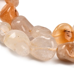 Natural Yellow Hematoid Quartz Beads Strands&nbsp;G-P568-C05-01