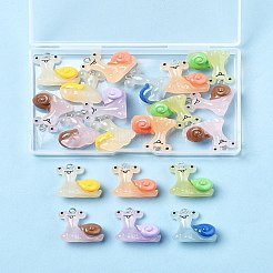 20Pcs Snail Resin Pendants&nbsp;RESI-FS0002-12