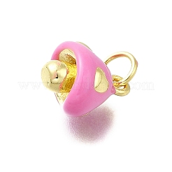 Brass Enamel Charms&nbsp;KK-K400-29G-02