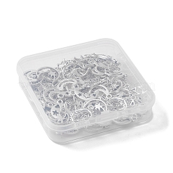90Pcs 10 Styles Tibetan Style Alloy Pendants&nbsp;FIND-FS0001-41