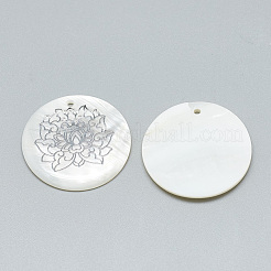 FFreshwater Shell Pendants&nbsp;SHEL-Q016-011P