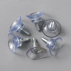 Resin & Iron Thread Furniture Levelers&nbsp;LS-FIND-WH0143-08