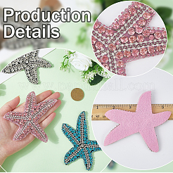 4Pcs 4 Colors Computerized Embroidery Cloth Patches&nbsp;PATC-GF0001-66