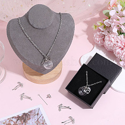 2Pcs 304 Stainless Steel Pendant Necklaces&nbsp;NJEW-DR00035