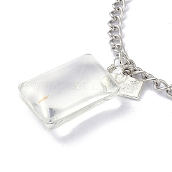 Dandelion Seed Wish Necklace for Teen Girl Women Gift&nbsp;NJEW-Z014-06P