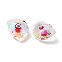 Transparent Glass Pendants&nbsp;GLAA-F121-06