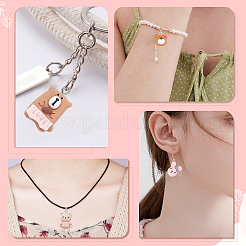 32Pcs 8 Style Resin Pendants&nbsp;RESI-SC0002-18