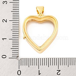 Rack Plating Brass Locket Pendants&nbsp;KK-F874-01G-05
