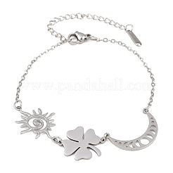 304 Stainless Steel Link Bracelets&nbsp;SA-CBA7739-03P