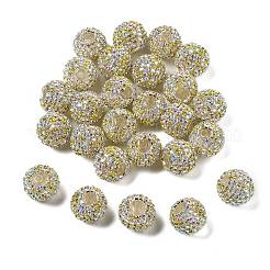 Sparkle Glass Rhinestone Round Beads&nbsp;OACR-S048-01B