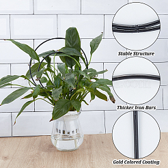 Iron Plant Trellis for Climbing Plants&nbsp;AJEW-DR0001-98EB