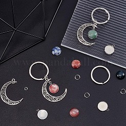 DIY Crescent Moon Keychain Making Kit&nbsp;DIY-PH0006-44