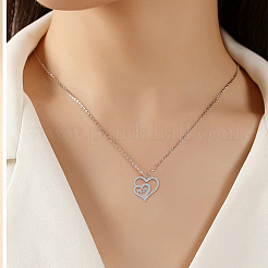 30Pcs 5 Style 201 & 304 Stainless Steel Pendants&nbsp;STAS-HY0001-17