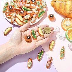 40Pcs Resin Cabochons&nbsp;RESI-CJZ0001-08
