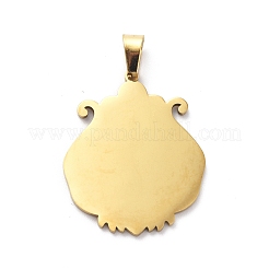 201 Stainless Steel Pendants&nbsp;LS-STAS-C062-04G