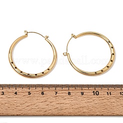 304 Stainless Steel Hoop Earrings for Women&nbsp;SA-CBA37BC-24G