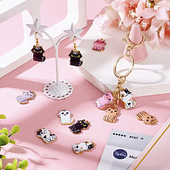 14Pcs 7 Styles Rack Plating Alloy Enamel Pendants&nbsp;FIND-TA0005-24