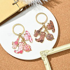 Cowboy Style Alloy Enamel Keychain&nbsp;KEYC-YW00148-01