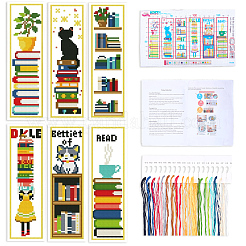 1 Bag Bookmarks Painting Needle Felting Kit for Beginners&nbsp;DIY-CP0013-36A