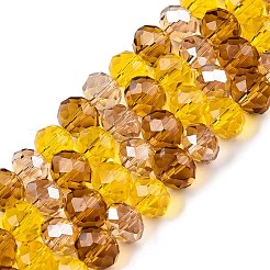 Transparent Glass Beads Strands&nbsp;GLAA-T023-09D