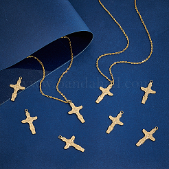 12Pcs Ion Plating(IP) 304 Stainless Steel Pendants&nbsp;STAS-UN0045-07