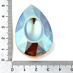 Electroplated Glass Pendants&nbsp;LS-GLAA-G122-07C