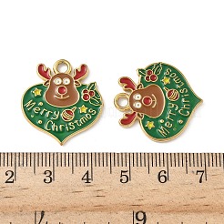 304 Stainless Steel Enamel Pendants&nbsp;STAS-L300-012G-25