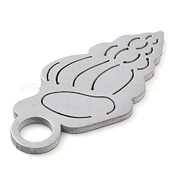 Anti-Tarnish 304 Stainless Steel Pendants&nbsp;STAS-M076-03P