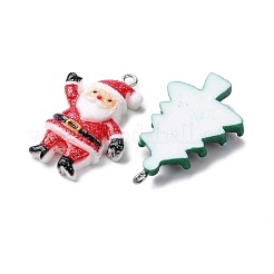 Christmas Opaque Resin Pendants&nbsp;RESI-K049-01A