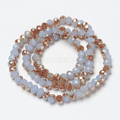 Electroplate Glass Beads Strands&nbsp;EGLA-A034-J4mm-J05
