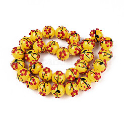 Handmade Lampwork Enamel Beads&nbsp;LAMP-T023-23I