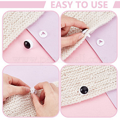 25Sets Flat Round Plastic Doll Craft Eyes&nbsp;FIND-GA0005-41