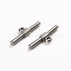 Tarnish Resistant 304 Stainless Steel Toggle Clasps Parts&nbsp;STAS-D142-04C-P