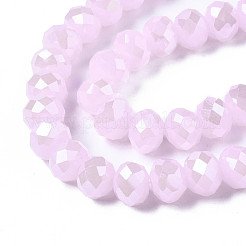 Electroplate Glass Beads Strands&nbsp;EGLA-A034-J10mm-A03-01