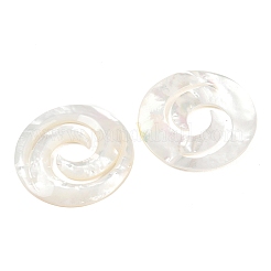 Natural White Shell Cabochons&nbsp;SSHEL-B006-05