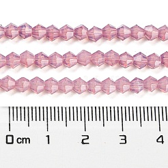 Baking Paint Transparent Glass Beads Strands&nbsp;DGLA-F029-J4mm