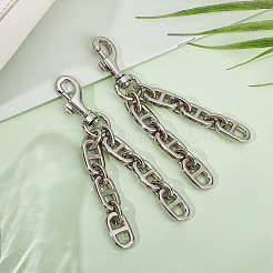 Alloy Mariner Link Chain Purse Strap Extenders&nbsp;DIY-WH0449-55P