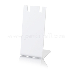 10Pcs L Shaped Acrylic Single Necklace Display Stands&nbsp;NDIS-SC0001-02B